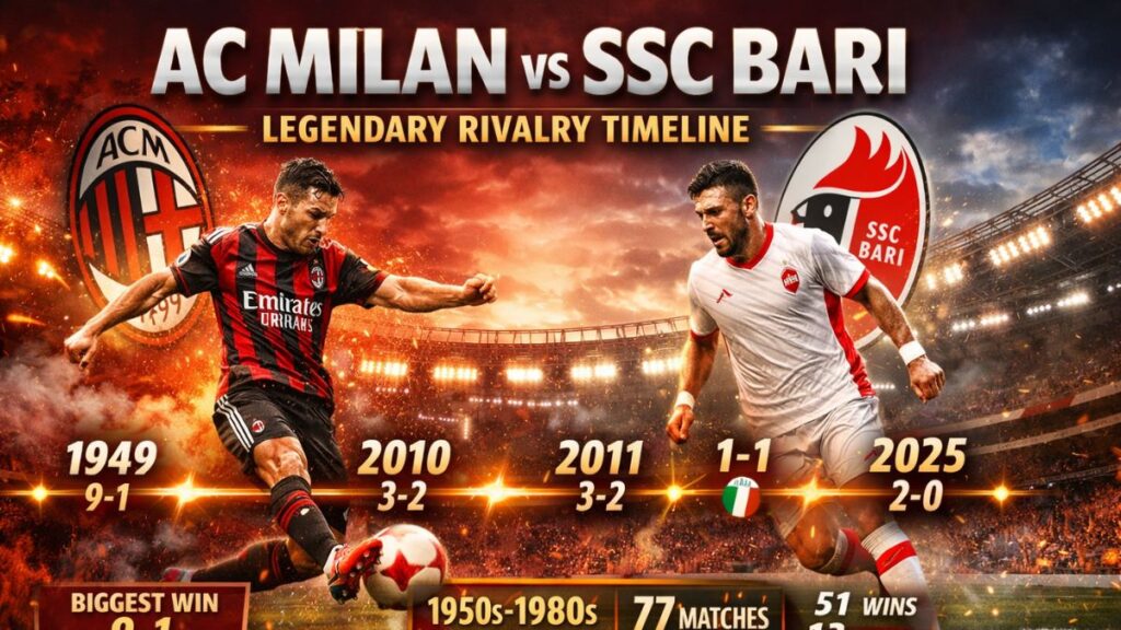 ac milan vs ssc bari timeline